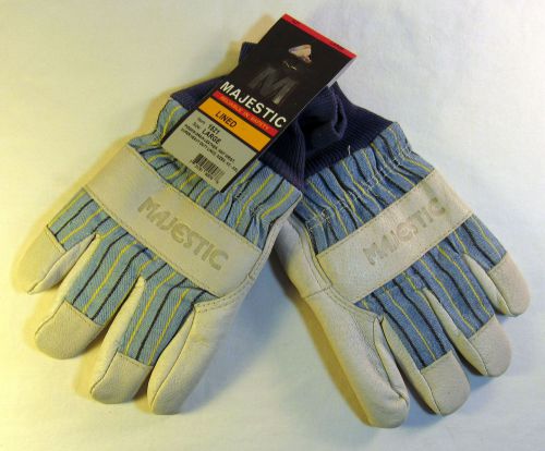 Men&#039;s Majestic Pigskin Grain Leather Work Gloves-Super Heavy Duty-Size Large (L)