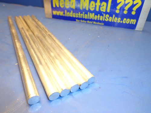 6 PIeces 7/16&#034; Dia x 12-1/2&#034;-Long  6061 T6511 Aluminum Round Bar--&gt;LATHE STOCK