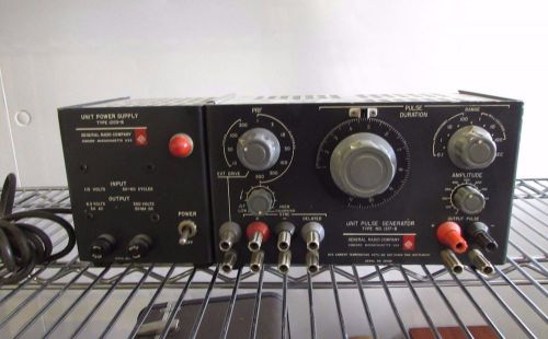 General Radio 1217-B Unit Pulse Generator + 1203-B Power Supply