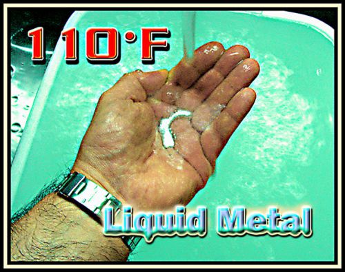 FRENCH&#039;S METAL ALLOY TYPE III /6 ELEMENT LIQUID METAL m.p.110°F/42°C  200grams
