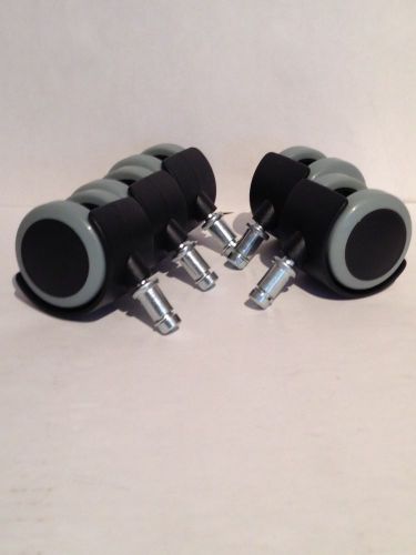 Slipstick CB680 Rubber Caster Wheels, Set of 5