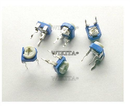 50pcs 5k 502 blue white resistance adjustable resistor #9143506