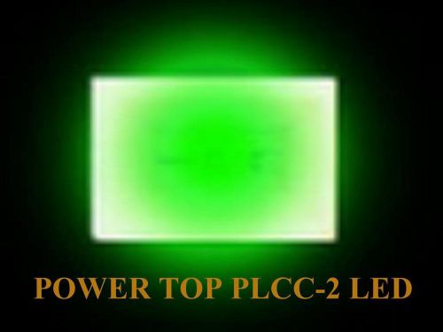 50pcs 1210 PLCC-2 3528 Power Top SMD SMT Green LED Lamp 2800mcd *USA BASED*