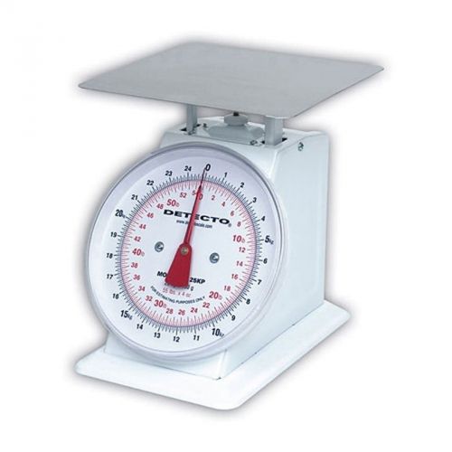 Detecto top loader 25 kg x 100 g/ 55 lb x 4 oz enamel finish 8 fixed dial new for sale