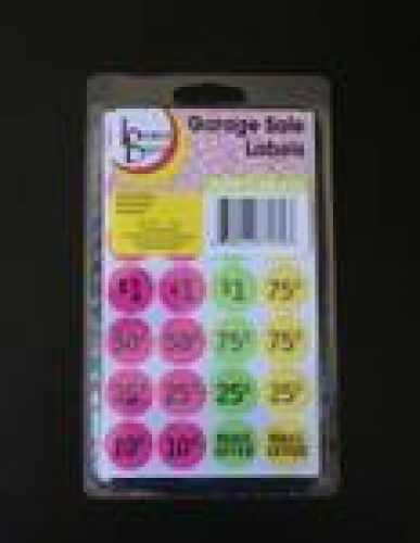 Finesse Uncovered, LLC Assorted Garage Sale Labels, 420 Count