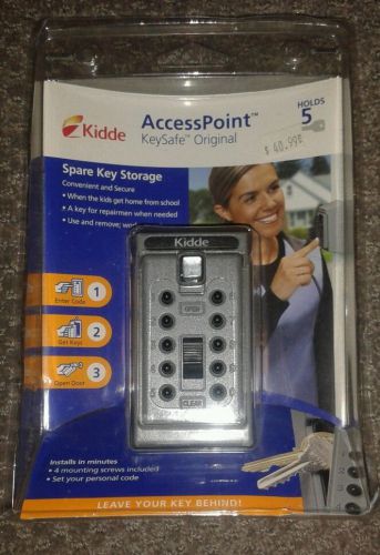 New Kidde Access Point Key Safe Original ~ Spare Key Storage ~ 5 Keys
