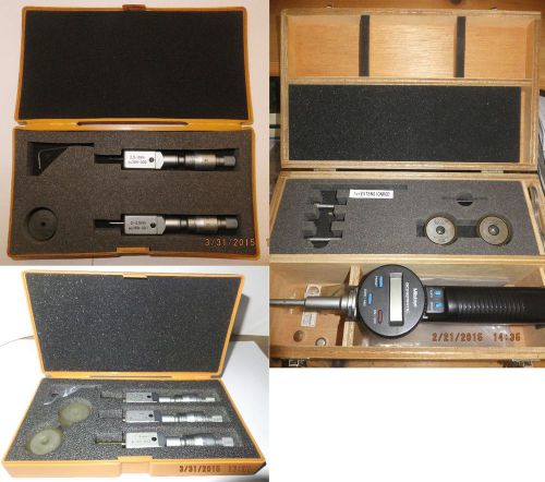 Mitutoyo bore gauge set 568-924 368-907 metric 2-12 mm internal micrometer 3 set for sale