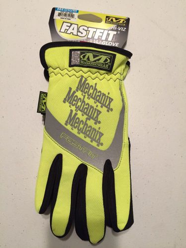 New Mechanix Medium Mechanic Construction Safety High Visibility Work Gloves