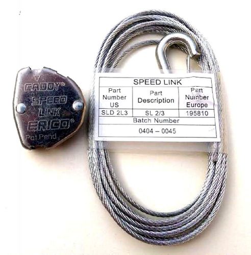 Erico caddy speed link sld 2l3 working load 100 lbs/45 kg for sale