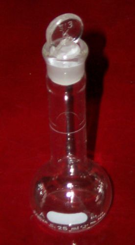 Pyrex® brand 5635 volumetric flask 25 ml with stopper for sale