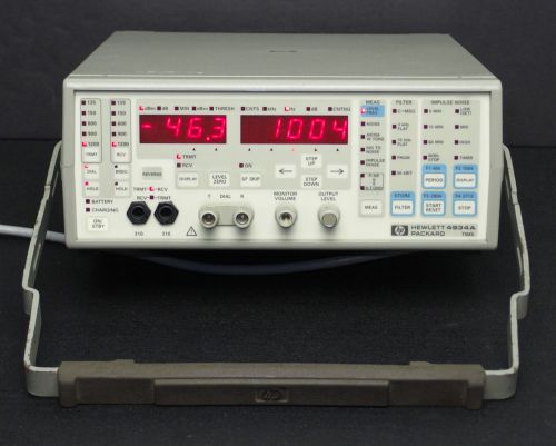 Hp / agilent 4934a transmission impairment measurement set for sale