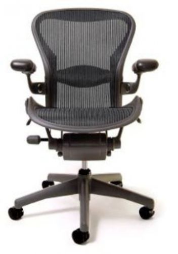 Aeron Chair by Herman Miller - Official Retailer - Highly Adjustable - Graphite