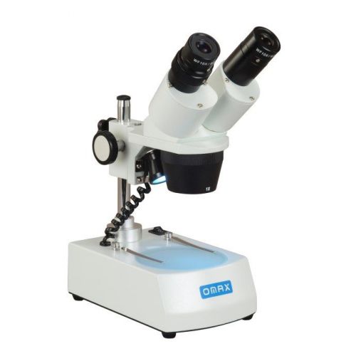 Binocular stereo microscope 10x-30x with dual led lights for sale