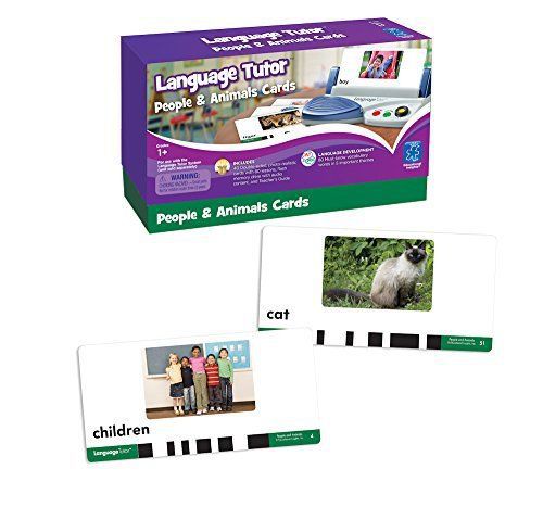 NEW Educational Insights Language TutorCard Set People &amp; Animals