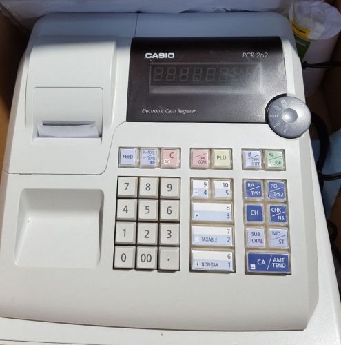 Casio Portable Electronic Cash Register with Cash Drawer - PCR-262