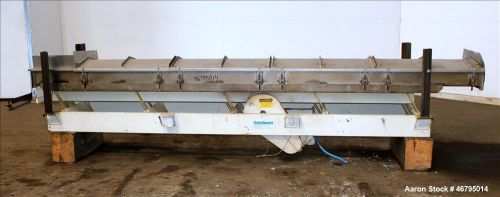 Used- Cardwell Vibe-O-Vey Vibratory Conveyor, Model VC-1659. 304 Stainless steel