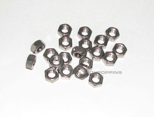20-ss 5/16&#034;-18 hex nuts coarse thread 18-8 stainless steel fasteners hardware for sale