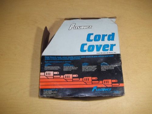 NEW Flexiduct Cord Cover CC-2, 5/16&#034; Brown *FREE SHIPPING*