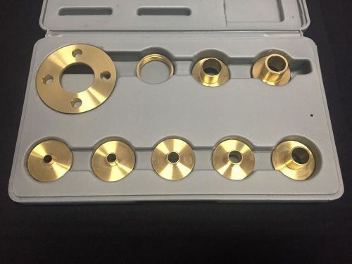 Amana tool 10 piece brass template guide set btg-100 for sale