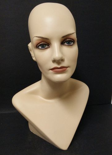 LESS THAN PERFECT MN-414 Female Mannequin Head Form with V Neck