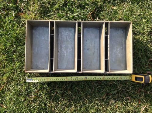 Commercial Aluminum 10&#034; Multi-Loaf Bread Baking Pan