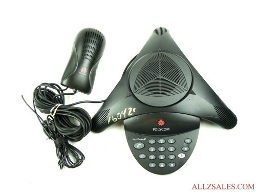 Polycom SoundStation 2 Conference Phone 2201-15100-601 Non Display  - Tested