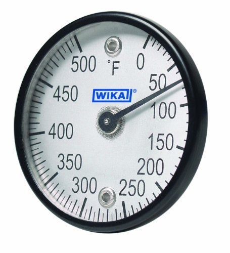 WIKA TI.ST Stainless Steel Surface Mount Bi-Metal Thermometer with Dual Magnet,