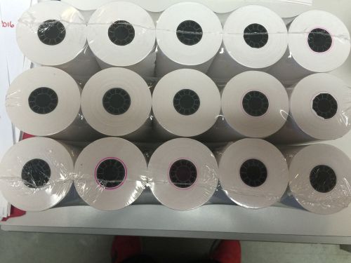 NEW 3 x 95 Single Ply White Bond Roll Thermal Paper, (30 rolls)