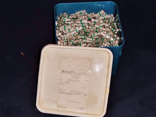 AMP 60945-4 PICABOND GREEN TELEPHONE SPLICE CONNECTORS 1000ct tub Tyco