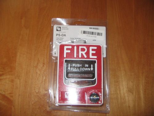 Silent knight ps-da fire alarm manual pull station by honeywell new no key for sale