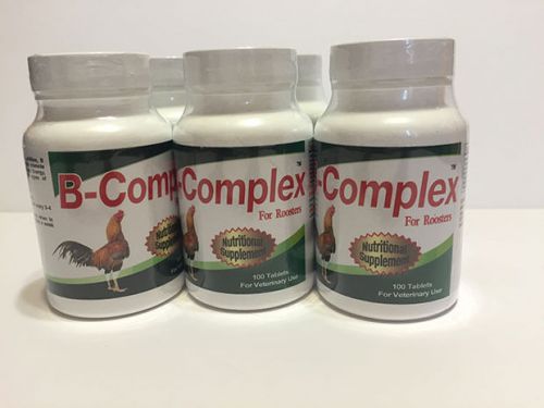 B- Complex for Roosters 100 Tablets - Bundle of 6
