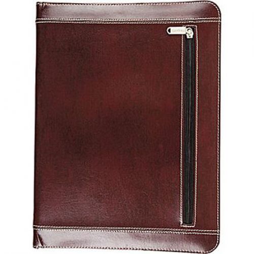 New open box bugatti edessa genuine leather padfolio, burgundy for sale