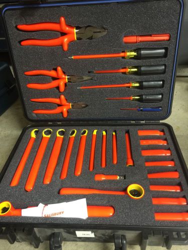Salisbury insulated tool kit tk 30 ekt tk30etk 30-piece electricians tool set for sale