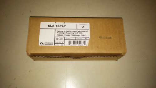 Lithonia lighting ela tsplp new in box remote test switch see pics #a59 for sale
