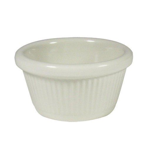 2 oz. Fluted Plastic Ramekin (Bone)