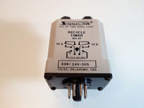 Signaline recycle timer relay model 338. 24v-30s. for sale