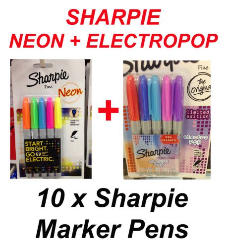Sharpie Neon + Electropop Combo Set Marker Pen For School, Colleges, University