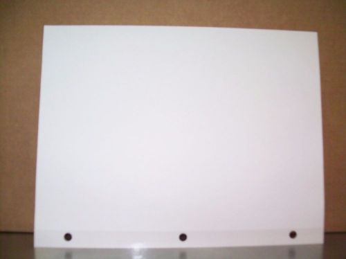 Indent White 90lb 11&#034; x 8 1/2&#034; 3 Hole Punched Reinforced Business Paper