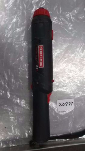 CRAFTSMAN DUAL GEAR RANGES 3.6V CORDLESS SCREWDRIVER ***USED*** PIC#20474