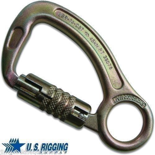 Arborist forged steel carabiner w/integral eye,strength 10,110lbs for sale