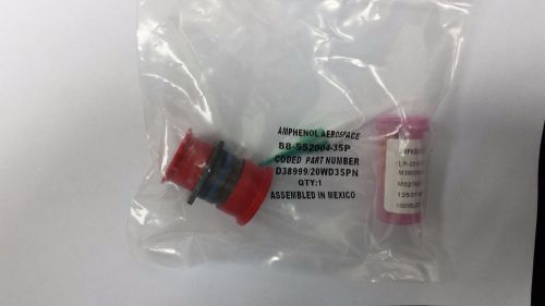 Amphenol connector 88-552004-35p,d38999/20wd35pn,circular mil spec conn 37 pos for sale