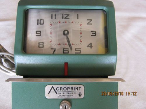 Acroprint Model 125NR4 Manual Time Recorder