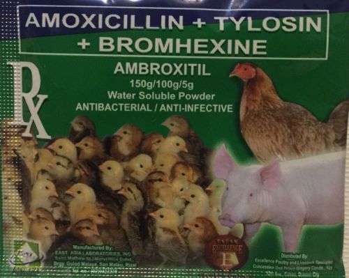 AMBROXITIL Poultry Gamefowl Swinf water soluble respiratory medication