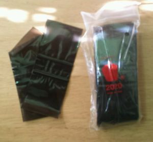 2020 Apple Small Mini Bags Ziplock Baggies Top QUALITY black Color 2&#034; X 2&#034; 200ct