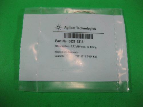 Agilent Flex Capillary 0.17x280mm, no fitting -- 5021-1818 -- New