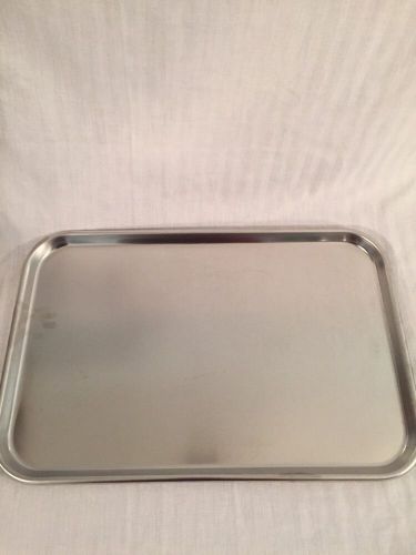 VOLLRATH Stainless Steel Instrument Tray 19.5x12.75x0.75&#034; 80190 Good Condition