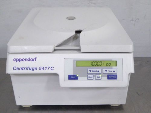 S128486 eppendorf 5417c benchtop lab centrifuge w/ f45-30-11 rotor for sale