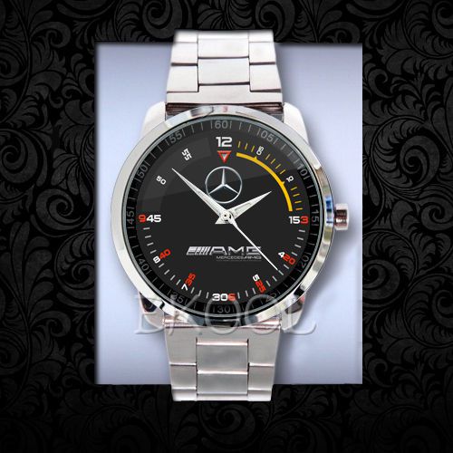 New Hot Merc Benz E GLA C CLS S Class Amg Car Racing Logo #221 Sport Metal Watch