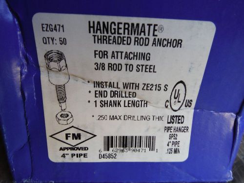 Rod Hanger for 3/8&#034; rod 1&#034; long for steel (50pcs) yellow