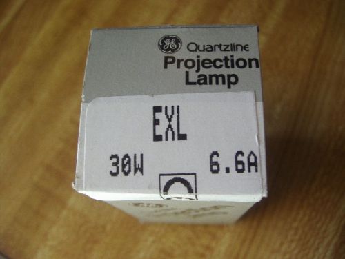 New GE Incandescent Halogen Quartzline Projection Lamp Bulb EXL 30 W 6.6A~11478